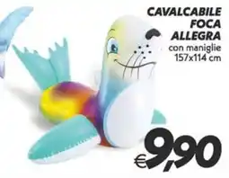 Iper Super Conveniente Cavalcabile Foca Allegra offerta