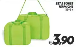 Iper Super Conveniente Set 2 borse termiche offerta