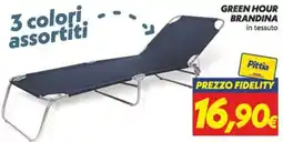 Iper Super Conveniente Green Hour brandina in tessuto offerta