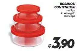 Iper Super Conveniente Bormioli contenitori offerta