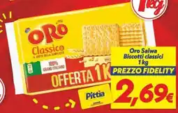 Iper Super Conveniente Oro Saiwa Biscotti classici offerta