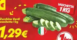 Iper Super Conveniente Zucchine Verdi vaschetta offerta