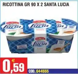 Immenso Cash Ricottina Santa Lucia offerta