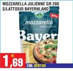 Immenso Cash Mozzarella julienne Bayer offerta