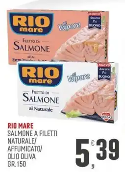 Maxipiù Rio Mare Salmone a filetti offerta