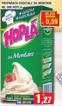 Immenso Cash Preparato vegetale da montare Hopla offerta