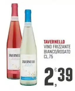 Maxipiù Tavernello vino frizzante bianco/rosato offerta