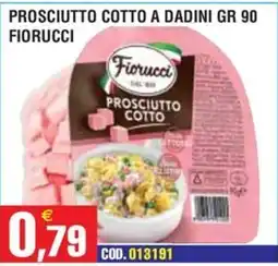 Immenso Cash Prosciutto cotto Fiorucci offerta