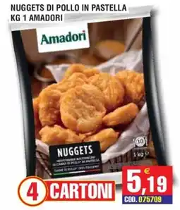 Immenso Cash Nuggets di pollo in pastella Amadori offerta