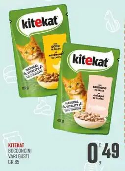 Maxipiù Kitekat bocconcini vari gusti offerta