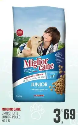 Maxipiù Miglior cane crocchette junior pollo offerta