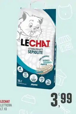 Maxipiù Lettiera per gatti sepiolite Lechat offerta