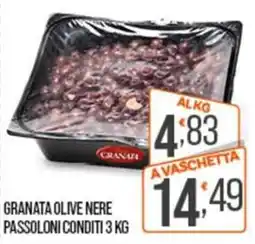 Cash pro Granata olive nere passoloni conditi offerta