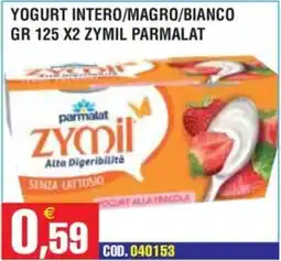 Immenso Cash Yogurt Zymil Parmalat offerta
