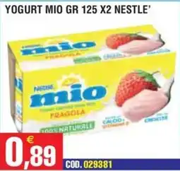 Immenso Cash Yogurt mio fragola Nestlé offerta