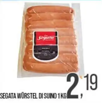 Cash pro Segata würstel di suino offerta