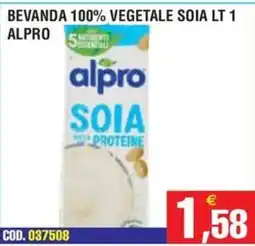 Immenso Cash Beveranda vegetale soia Alpro offerta