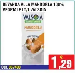 Immenso Cash Beveranda alla mandorla Valsola offerta