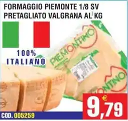 Immenso Cash Formaggio Piemonte Valgrana offerta