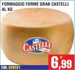 Immenso Cash Formaggio forme gran Castelli offerta