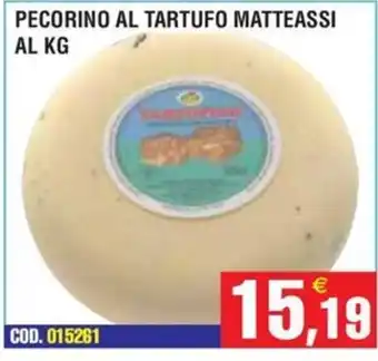 Immenso Cash Pecorino al tartufo Matteassi offerta