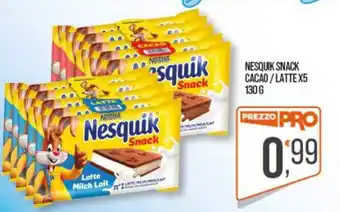 Cash pro Nesquik Snack offerta