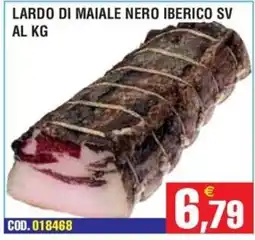 Immenso Cash Lardo di maiale nero Iberico SV offerta
