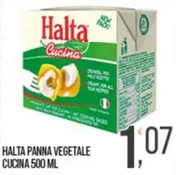 Cash pro Halta panna vegetale cucina offerta