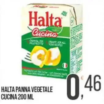 Cash pro Halta panna vegetale cucina offerta
