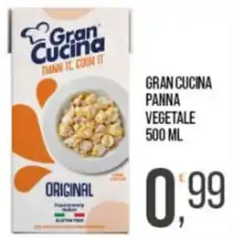 Cash pro Gran Cucina panna vegetale offerta