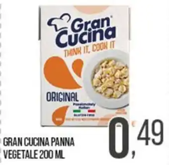 Cash pro Gran Cucina panna vegetale offerta