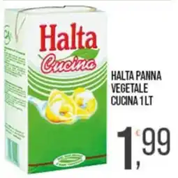 Cash pro Halta panna vegetale cucina offerta