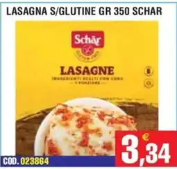 Immenso Cash Lasagne Schar offerta