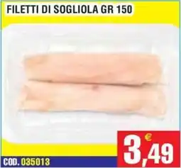 Immenso Cash Filetti di sogliola offerta