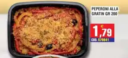 Immenso Cash Peperoni alla gratin offerta