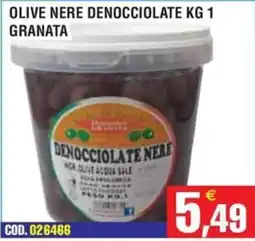 Immenso Cash Olive nere denocciolate granata offerta
