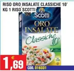 Immenso Cash Riso oro insalate classiche 10' Scotti offerta