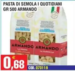 Immenso Cash Pasta di semola Armando offerta