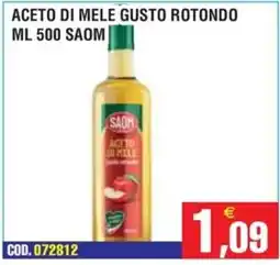 Immenso Cash Aceto di mele gusto rotondo SAOM offerta