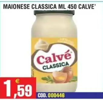 Immenso Cash Maionese classica Calvé offerta