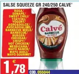 Immenso Cash Salse squeeze Calvé offerta