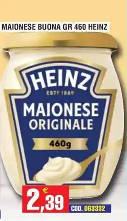Immenso Cash Maionese originale Heinz offerta