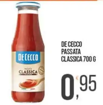 Cash pro De Cecco passata classica offerta