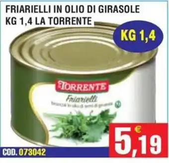 Immenso Cash Friarielli in olio di girasole La Torrente offerta