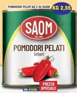 Immenso Cash Pomodori pelati Saom offerta