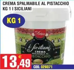 Immenso Cash Crema spalmabile al pistacchio I siciliani offerta