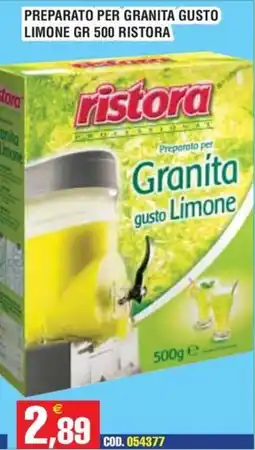 Immenso Cash Granita gusto Limone Ristora offerta