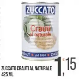 Cash pro Zuccato crauti al naturale offerta