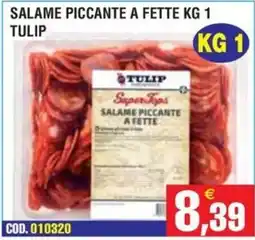 Immenso Cash Salame piccante a fette Tulip offerta