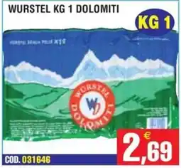 Immenso Cash Wurstel Dolomiti offerta